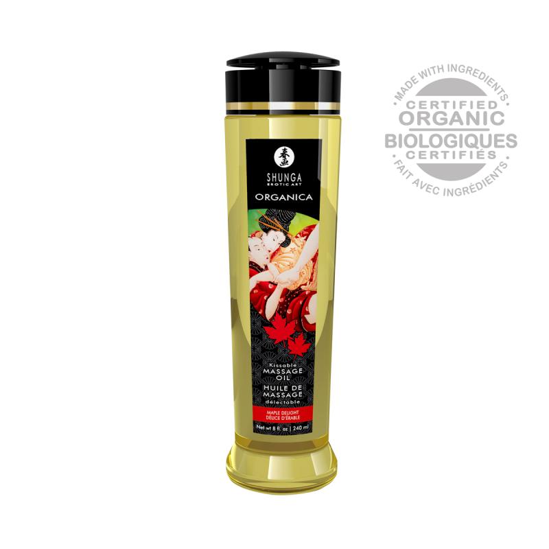 Shunga - Massage Oil Organica Maple Delight (Javor) 250ml - Masážny Olej 2