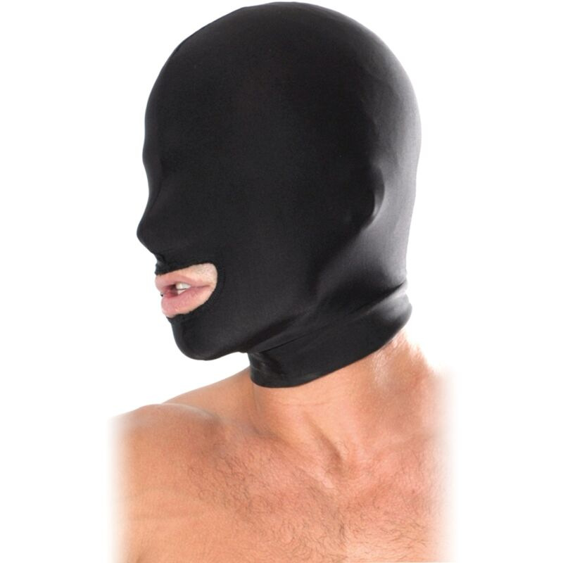 Fetish fantasy series - open mouth hood black 2