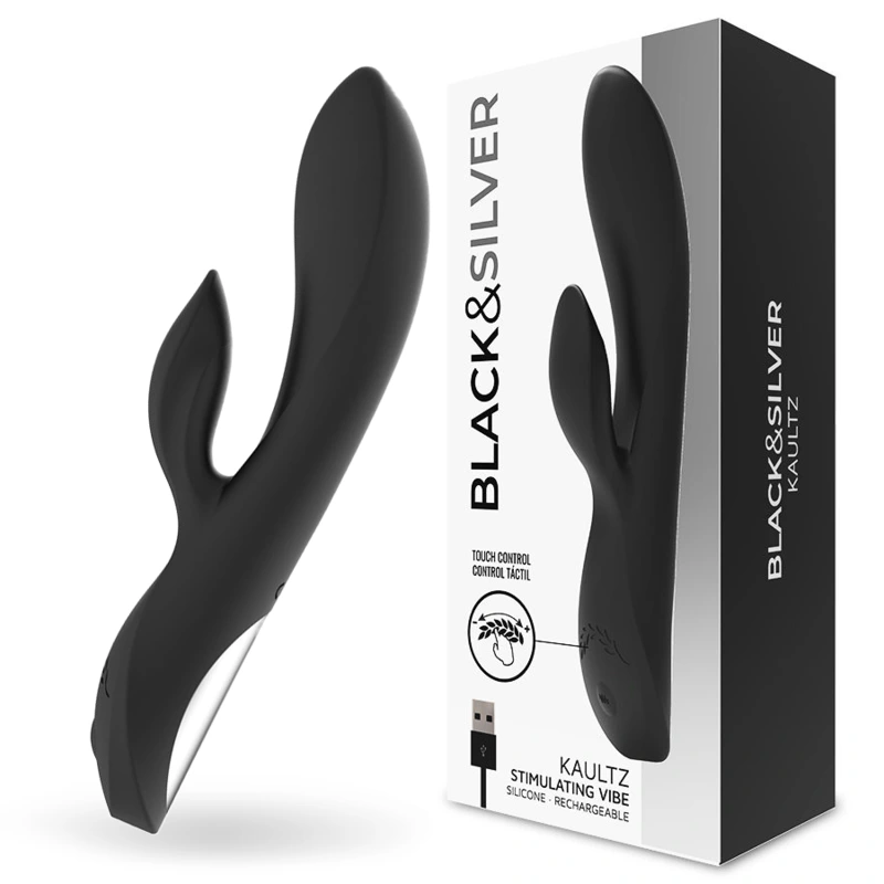 Black&silver - kaultz touch control vibrator 2