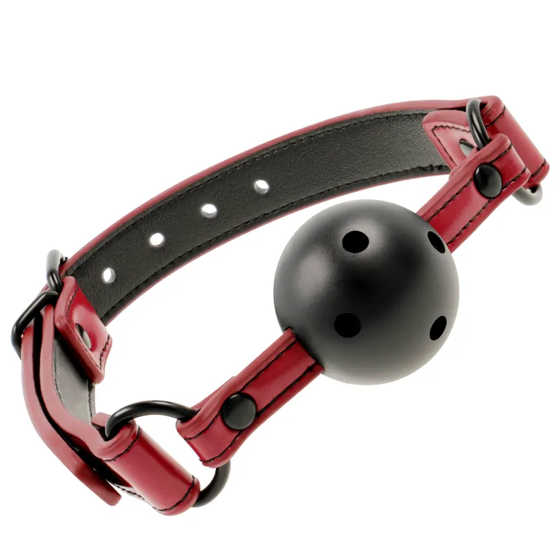 Fetish Submissive Dark Room Breathable Ball Gag - Náhubok 1