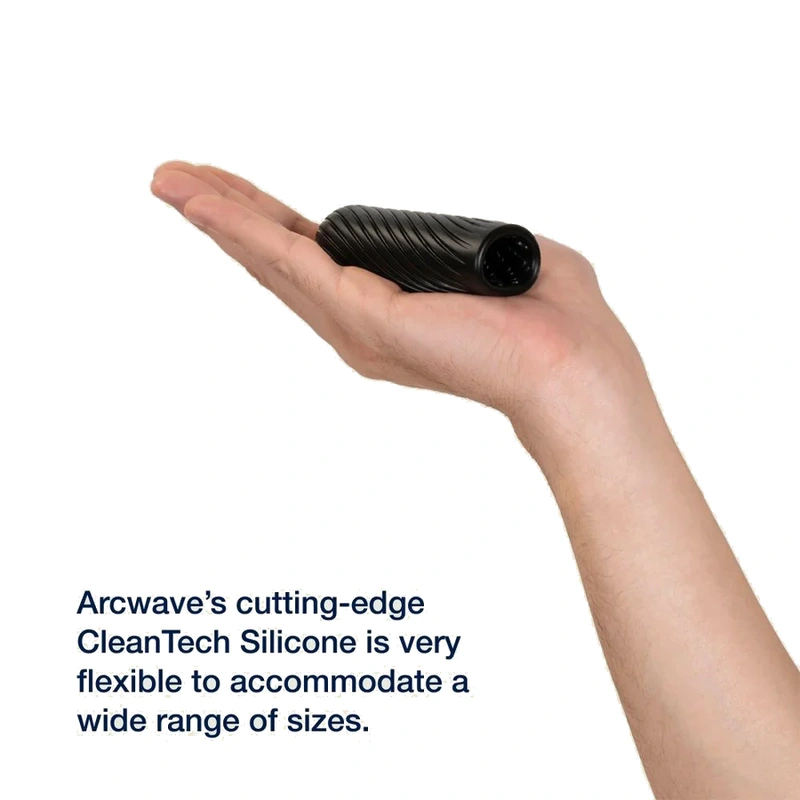 Arcwave - ghost reversible silicone stroker black 2