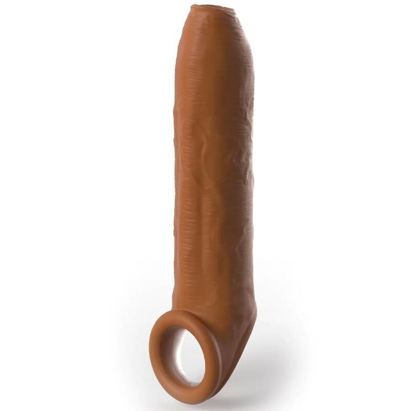Pipedreams - sleeve uncut 17,78 cm w strap caramel 1