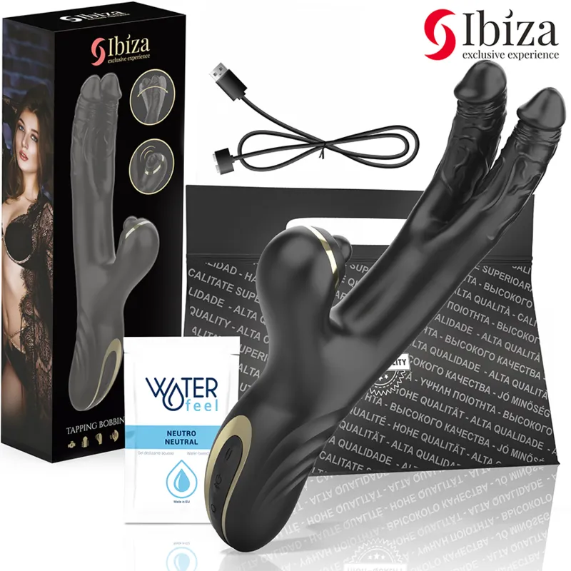 Ibiza - two dragons double vibrator black 1