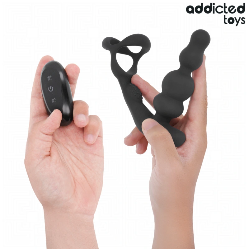 Addicted toys - rotating prostate massager remote control 1