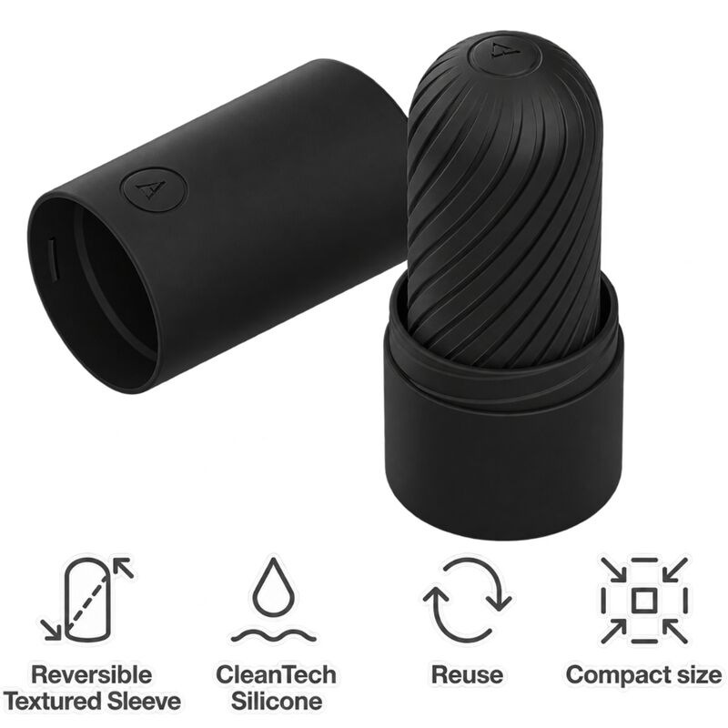 Arcwave - ghost reversible silicone stroker black 3