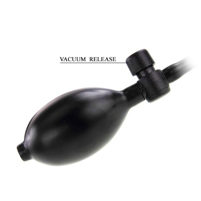Inflatable And Vibrating Realistic Dildo 18.8 Cm - Vibrátor 5