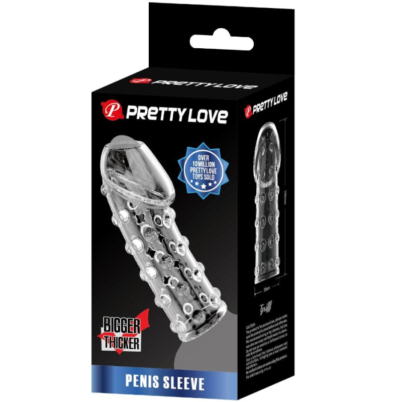 Pretty love - tight and volumizing penis sleeve transparent 7