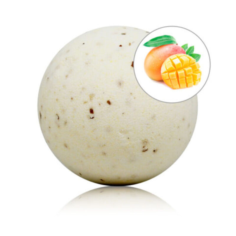 Taloka - mango scented bath bomb with rose petals 140 g