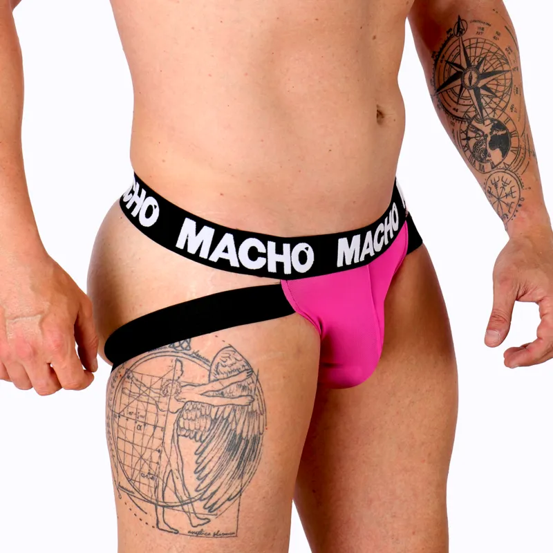 Macho - Mx28fa Jock Pink Neon L 2
