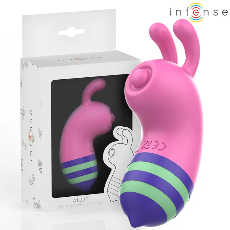 Intense - willy stimulator bee pink/green 3