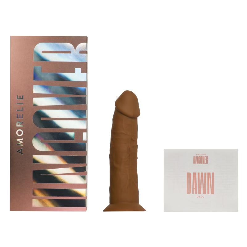 AMORELIE UNCOVER - Dildo 6 Chestnut