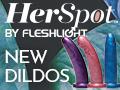 Fleshlight - Herspot Dildo Golden Rose Large Pink