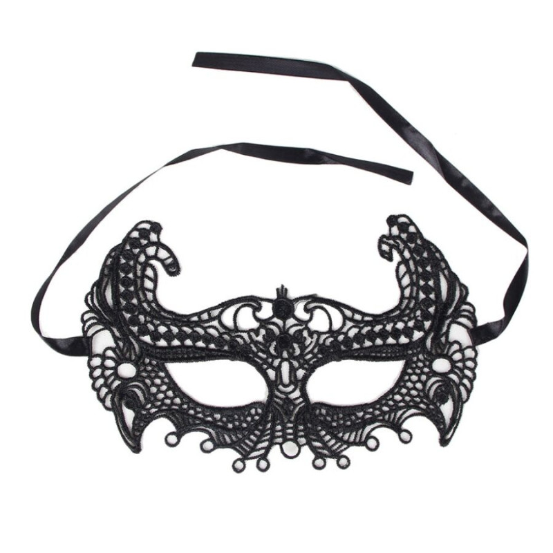 Queen Lingerie Black Mask One Size - Maska