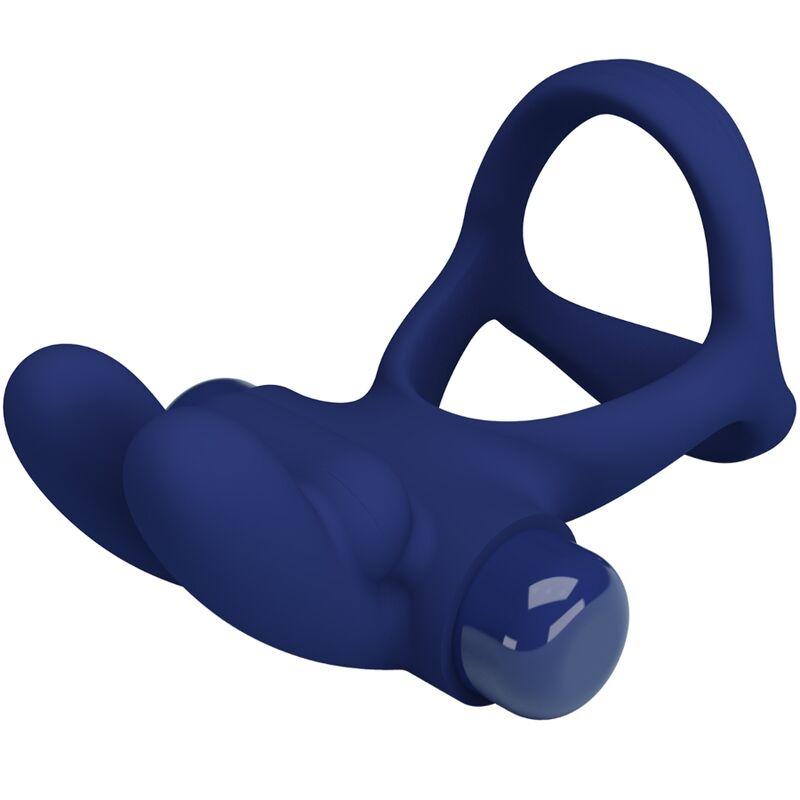 Pretty love - francisco double vibrating ring rabbit blue 4