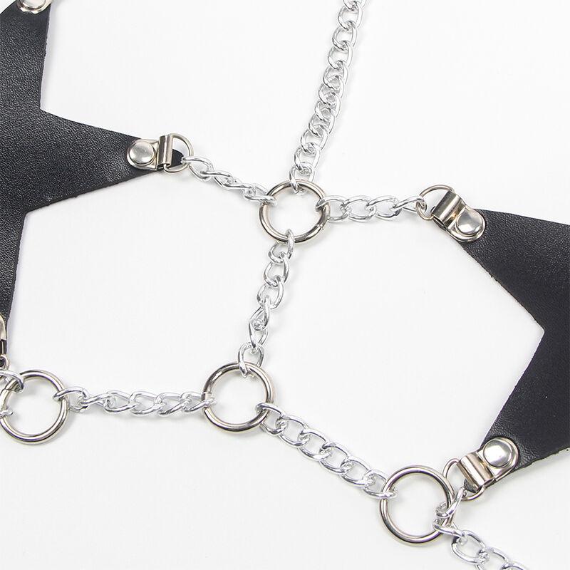 Subblime - Full Body Harness With Star Chaindetail One Size 5