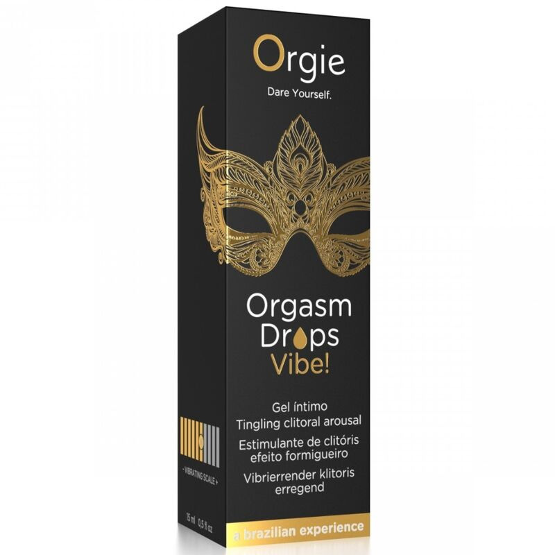 Orgie - orgasm drops vibe! vibrating clitoral arousal 15 ml 2