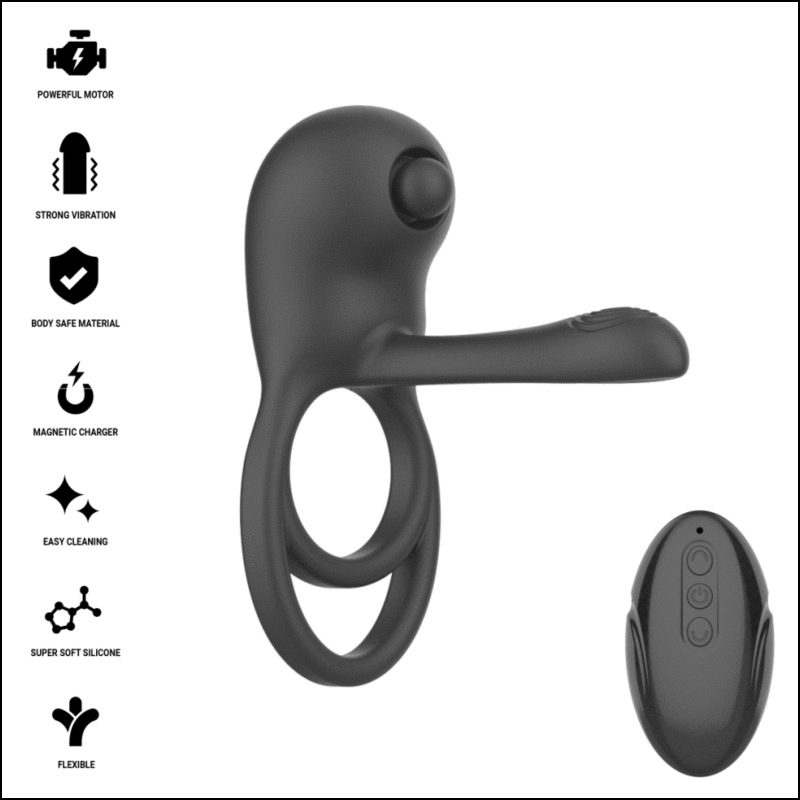 Intense - spike remote control vibrating penis ring 1