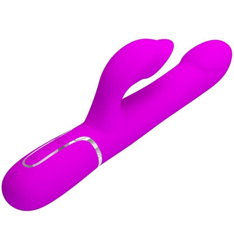 Pretty Love - Rabbit Vibrator Pearls Violet 2