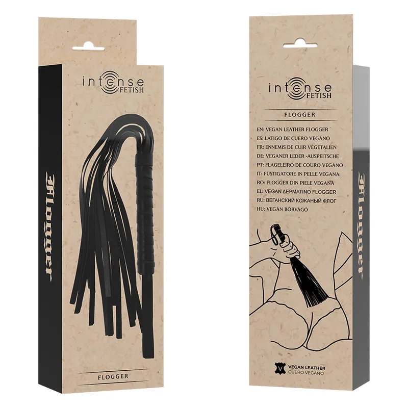 Intense Fetish - Vegan Leather Flogger 4