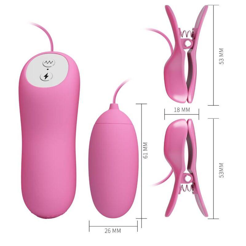 Pretty Love - Eletric Shock And Vibro-Bullets Pink 7