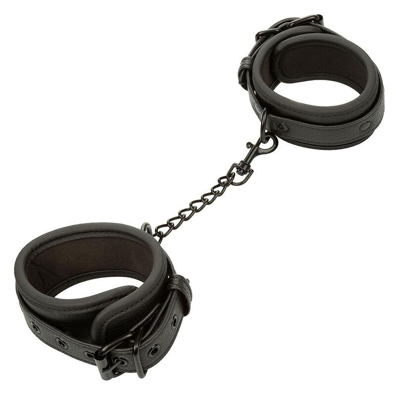 Calexotics - Nocturnal Ankle Cuffs Leather Adjustable Black