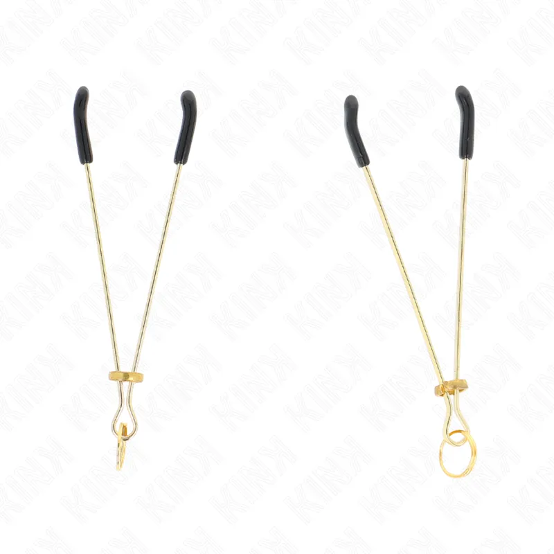 Kink - Thin Nipple Clamps Gold 7 Cm