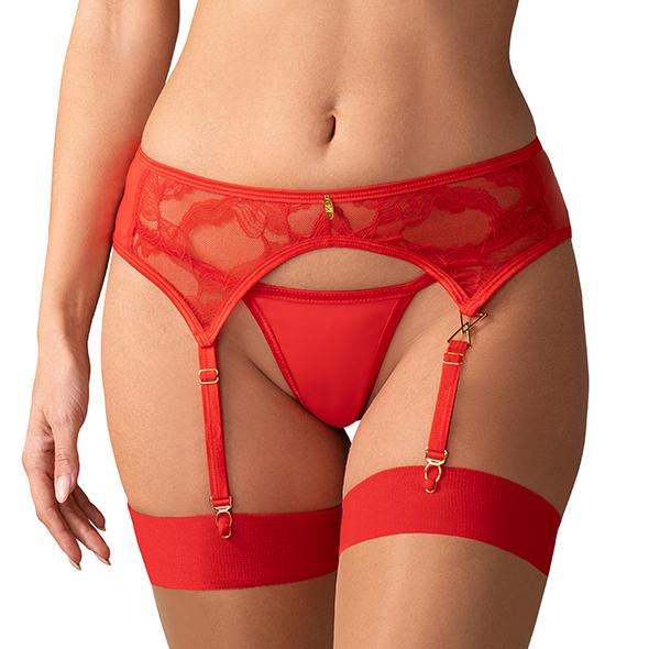 Obsessive - Aliosa Garter Belt Red 2XL/3XL 12