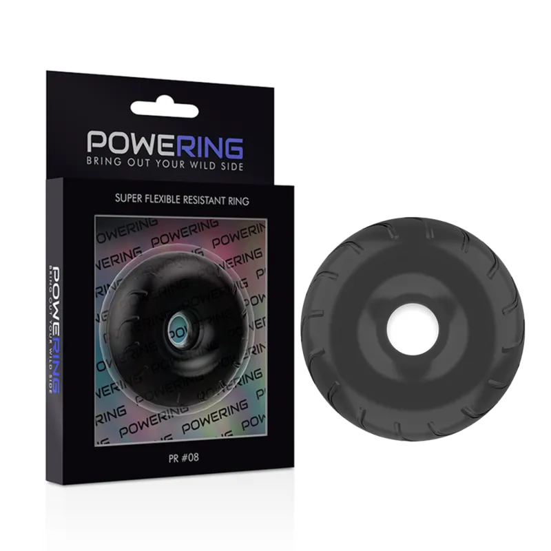 Powering Super Flexible Resistant Ring  5cm Pr08 Black 3