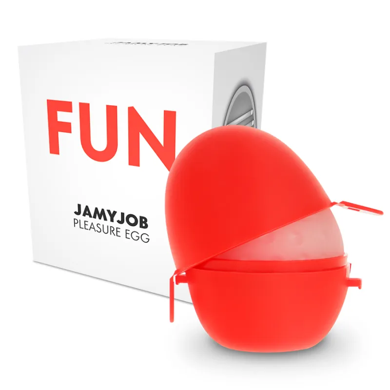 Jamyjob Egg Masturbator White Edition Discrett 1