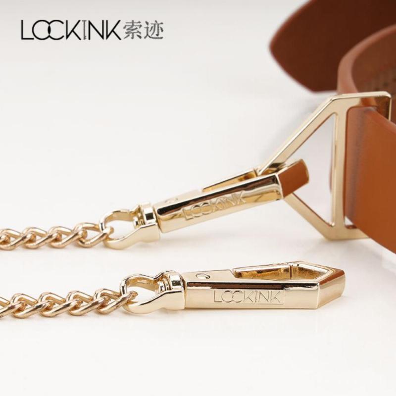 Lockink - Collar With Leash Set Brown