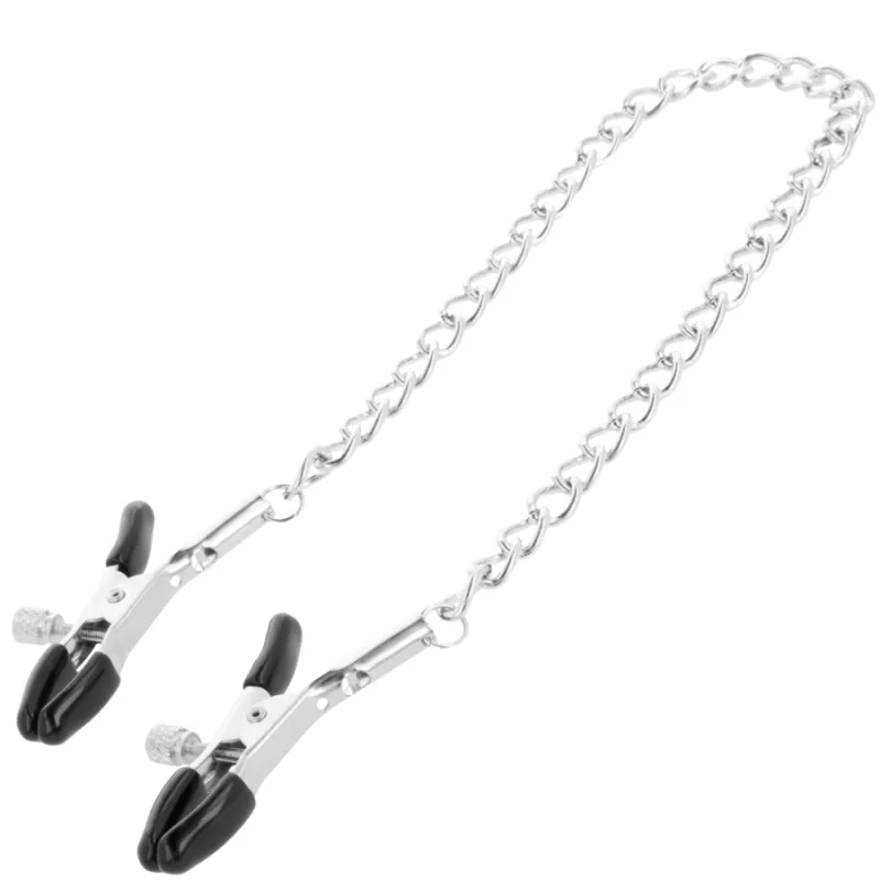 Darkness Adjustable Nipple Clamps Metal - Svorky Na Bradavky 2