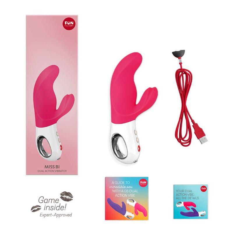 Fun Factory - Miss Bi Dual Vibrator Pink White 4