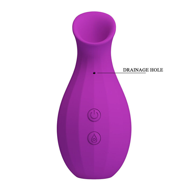 Pretty love - magic bottle rechargeable clitoral suction stimulator purple 2