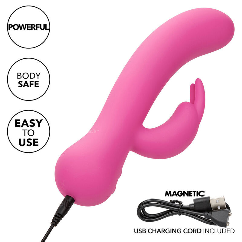 Calexotics - first time vibrator rabbit rechargeable pink 7