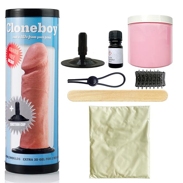 Cloneboy - Dildo & Suction Cap Beige