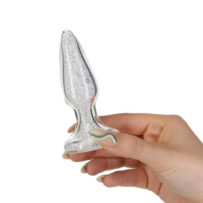 Pillow Talk - Fancy Luxurious Glass Anal Plug With Bonus Bullet 6
