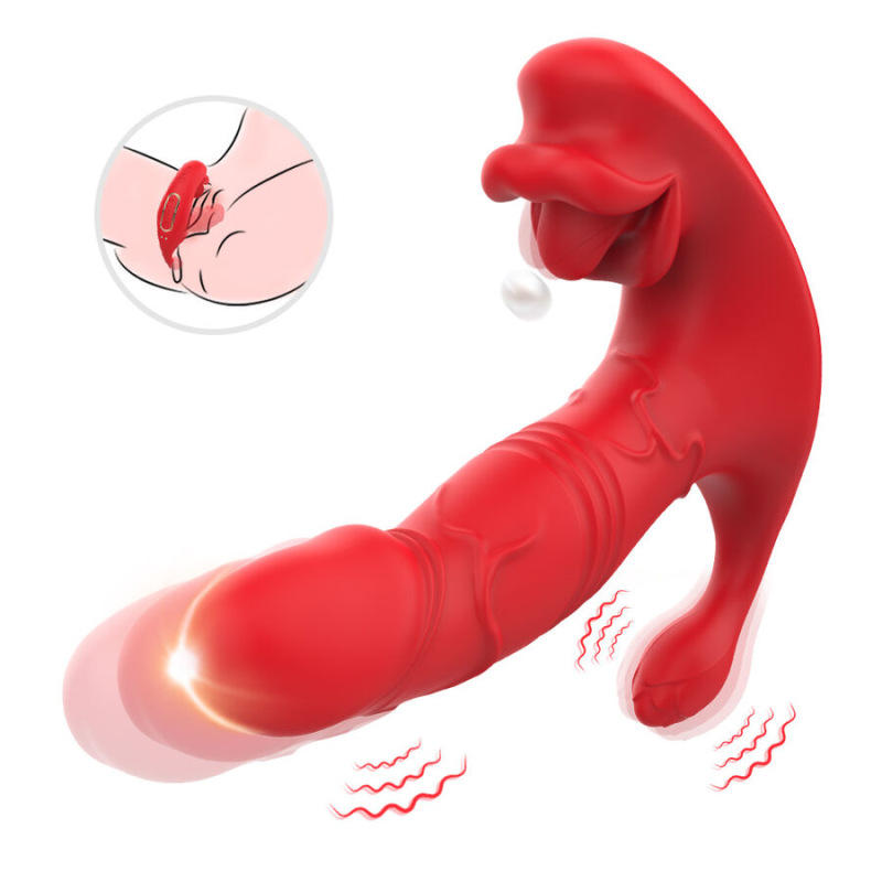 Armony - anal vibrator panty c and g-spot stimulator remote control red 1