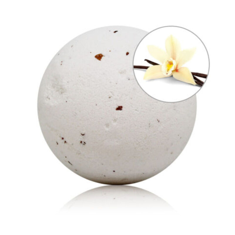 Taloka - vanilla scented bath bomb with rose petals 140 g 1