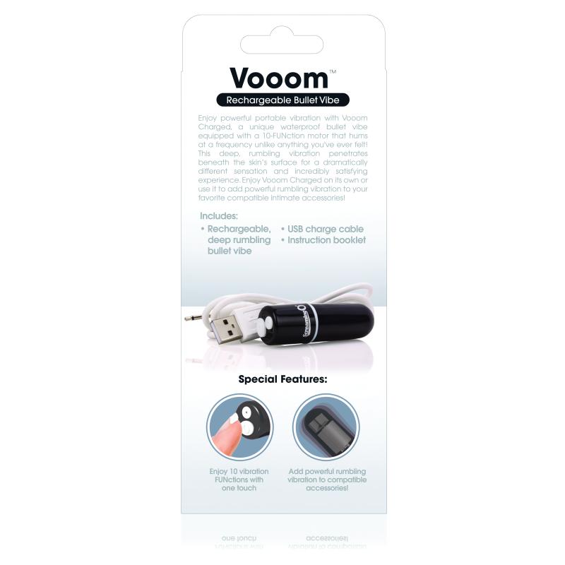 The Screaming O - Charged Vooom Rechargeable Bullet Vibe Bla 3