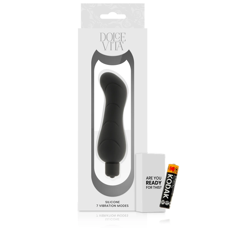 Dolce vita - g-spot black silicone 4