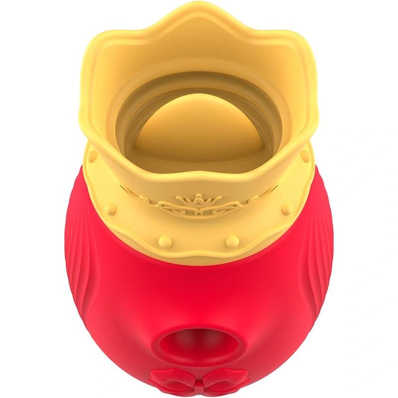 Intense - clitoris stimulator 10 suction and licking modes - red 2