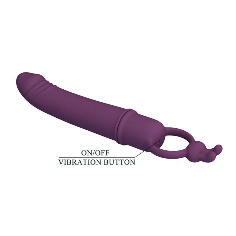 Pretty love - cora vibrator penis form with resistance ring 6