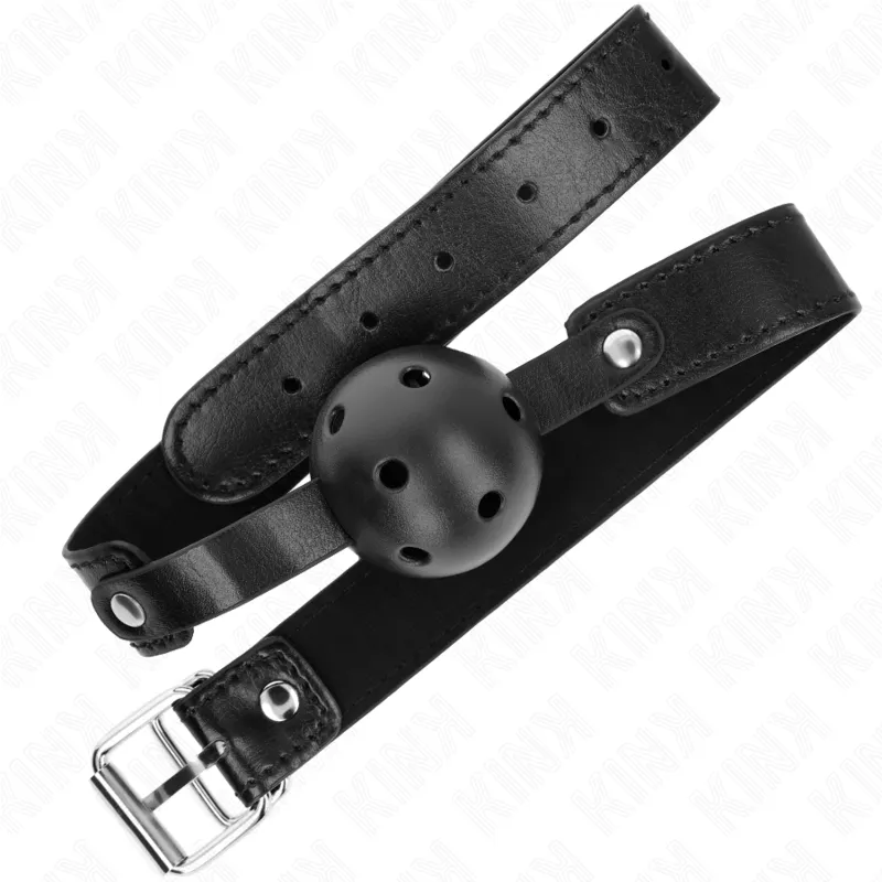 Kink - Black Breathable Ball 4.5 Cm Gag 65 X 2.5 Cm 1