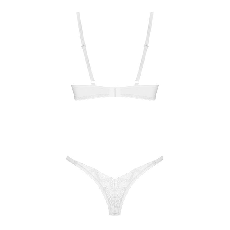 Obsessive - Alissium 2-Pcs Set White Xs/S