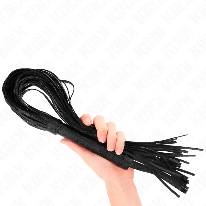 Kink - Black Soft Pvc Whip 70 Cm 3