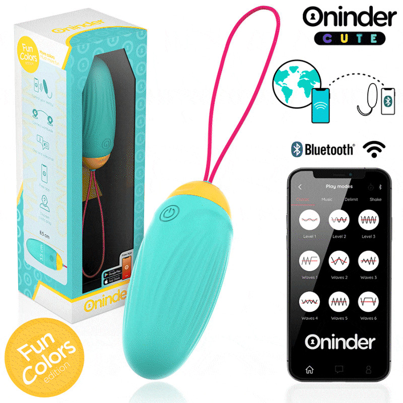Oninder cute - love pleasure vibro-rotating silicone gem egg - free worldwide app 1