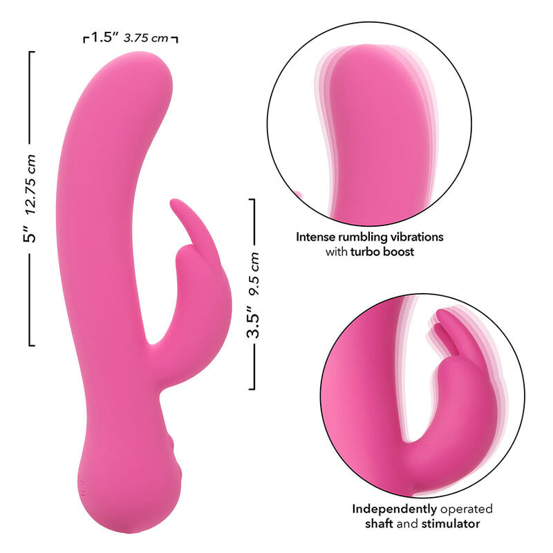Calexotics - first time vibrator rabbit rechargeable pink 6