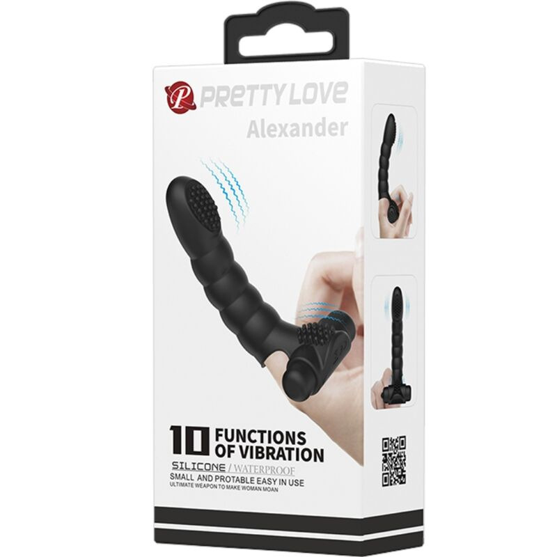 Pretty love - alexander finger vibrator 10 vibrations black 6