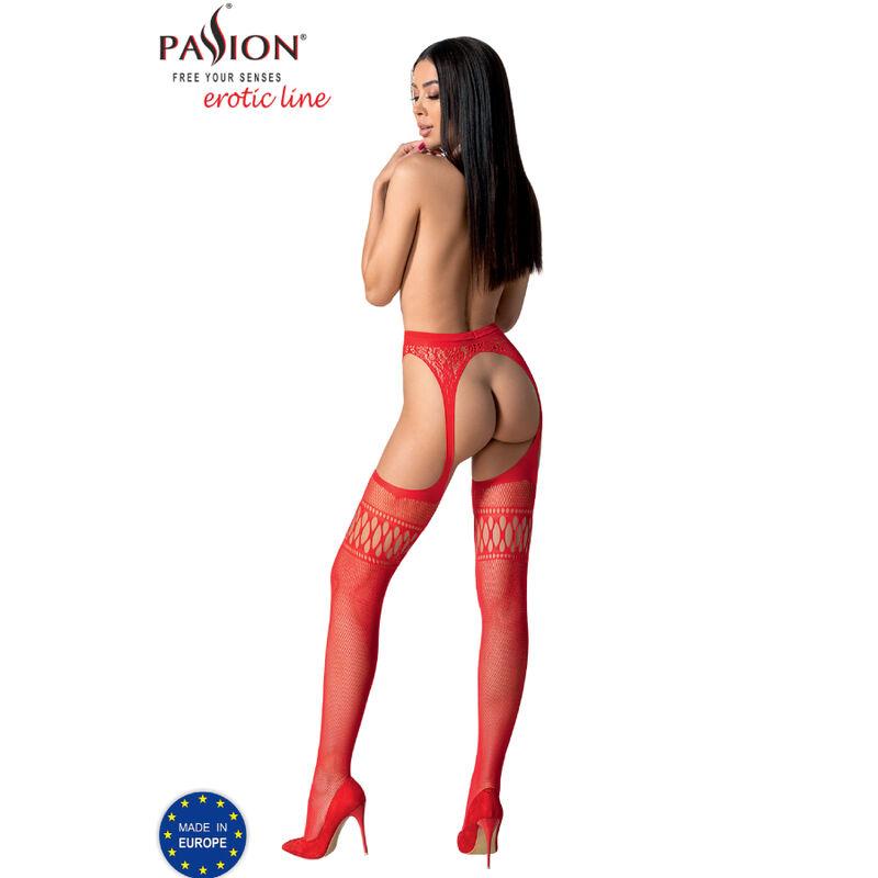 Passion - S026 Strip Panty Red One Size