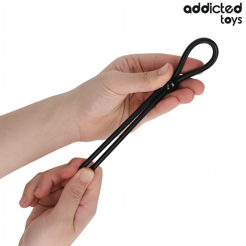 Addicted toys - silicone rope for the single loop penis 1